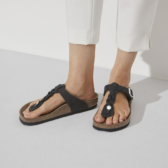 Birkenstock Gizeh Braid Black Oiled