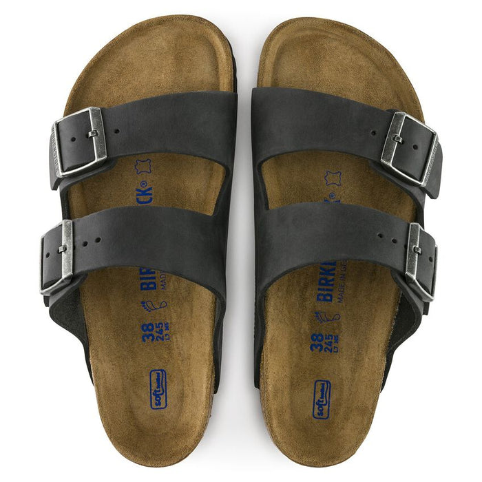 Birkenstock Arizona Soft Footbed Black Oiled Leather