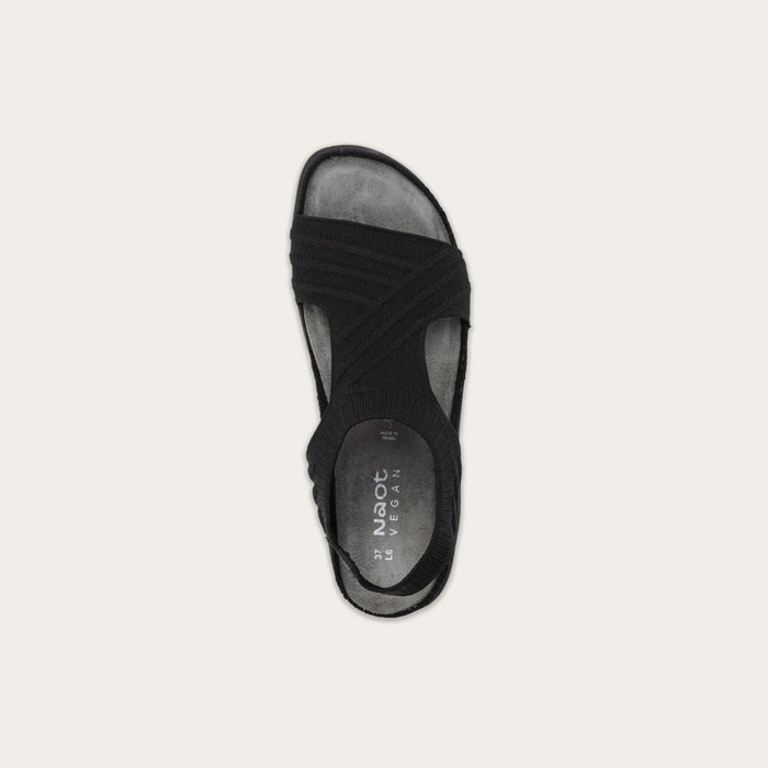 Naot Kawhia Black Knit