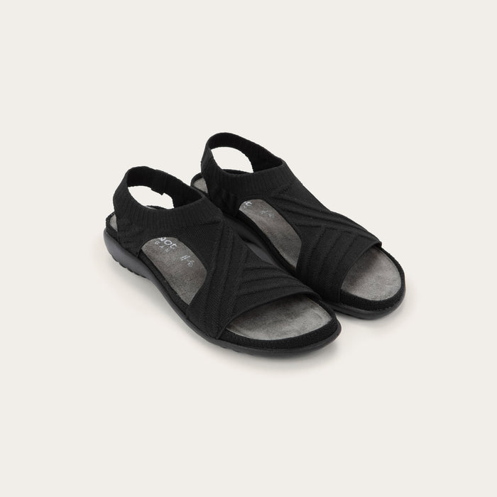 Naot Kawhia Black Knit