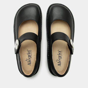 Alegria Women's Paloma Flat Shoe, Jet Luster, 38 M EU