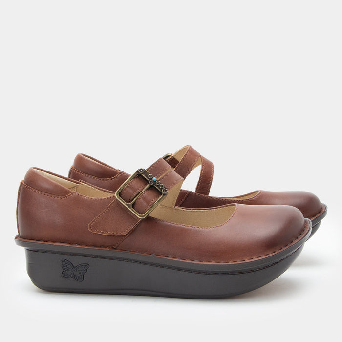 Alegrai Paloma Mary Jane -  Chestnut