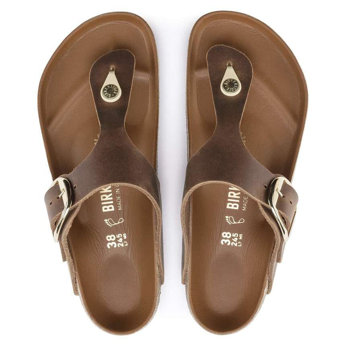 Birkenstock Gizah Big Buckle - Cognac